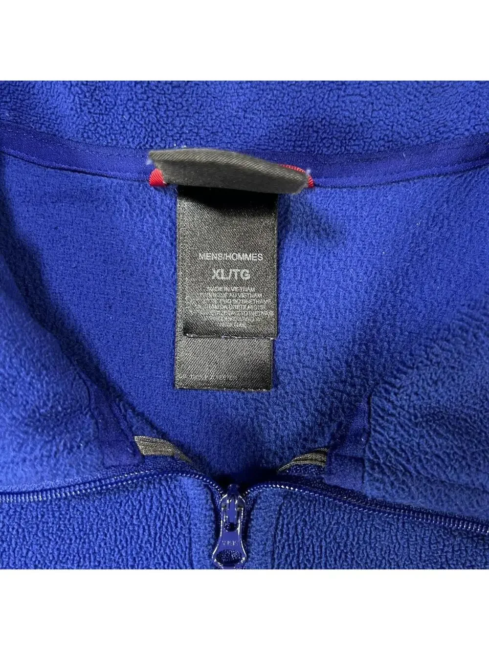 Y2K Blue The North Face Fleece Quarter Zip Sweater